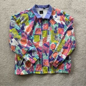 Vintage 80’s‎ Colourful Zip-Up Windbreaker